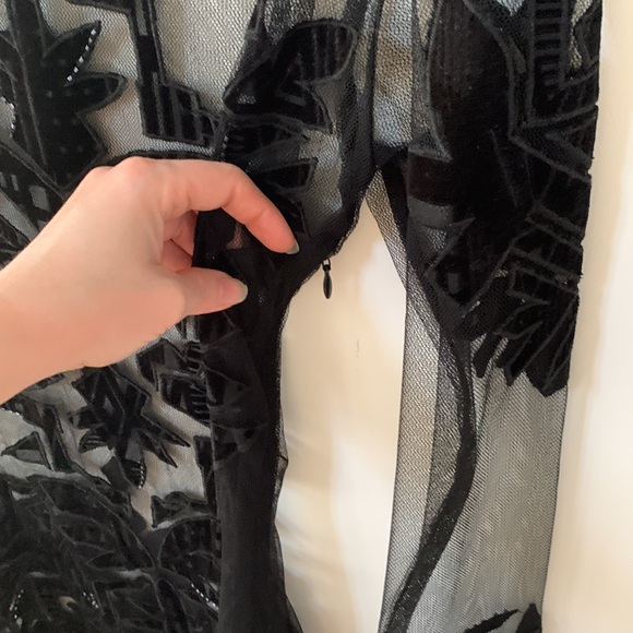 FOR LOVE AND LEMONS VIENNA BLACK DRESS MEDIUM - Picture 11 of 16